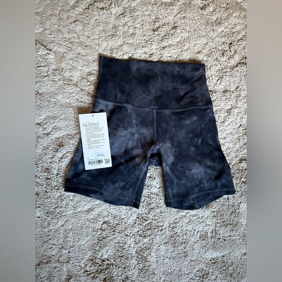 lululemon athletica Pants - Lululemon Align Short *6" Diamond Dye Pitch Grey Graphite Grey